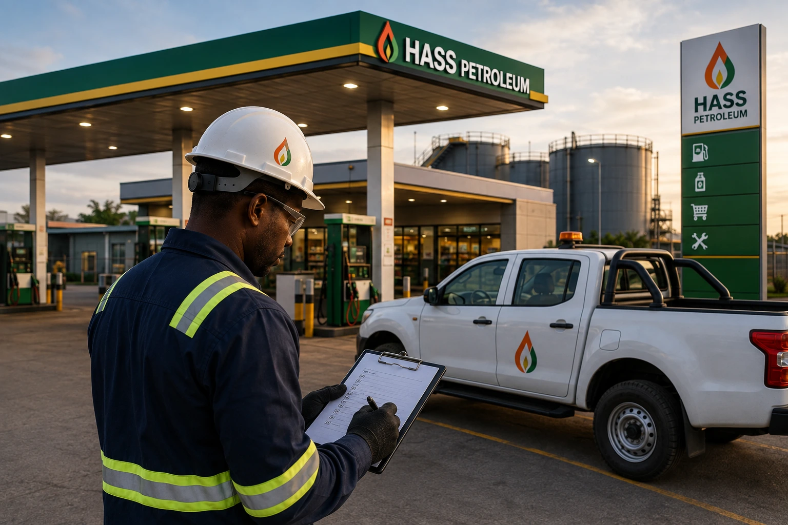 Hass Petroleum service-level agreement visual